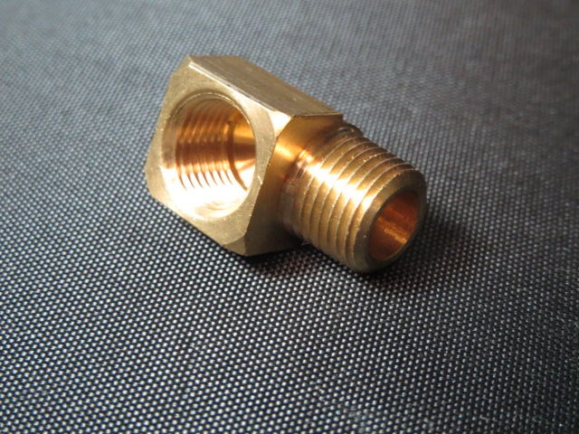 (image for) 1/8" BRASS STREET ELBOW - Click Image to Close